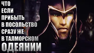 Что Будет Если СРАЗУ Прибыть в Посольство в ТАЛМОРСКОМ Одеянии? Skyrim