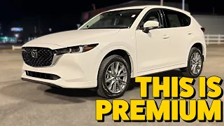 This is Premium | 2024 Mazda CX-5 Premium Rhodium White