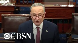 Full speech: Schumer says Trump's acquittal "will live as a vote of infamy"