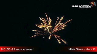 Мощный Фейерверк салют Maxsem Fireworks MC150 19 MAGICAL SHOTS