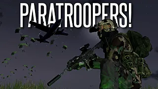 Stealth Paradropping Behind Enemy Lines! - Arma 3 Milsim Operation