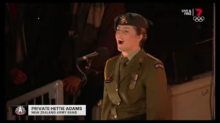 Hettie Adams NZ National Anthem 240421