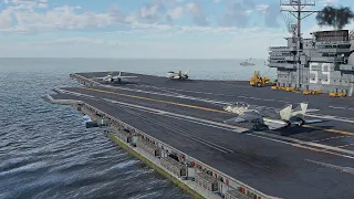 [WarThunder SB] F-14A take off from an aircraft carrier