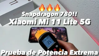 Prueba Potencia EXTREMA Xiaomi Mi 11 Lite 5G 🔥 SNAPDRAGON 780 al Máximo