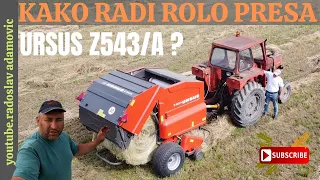 KAKO RADI ROLO PRESA URSUS Z543/A ? ; HOW DOES THE URSUS Z543 / A ROLLER PRESS WORK?