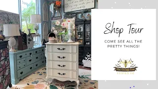 Tour our Shop! New french country and farmhouse decor just added. See what we've got for spring!