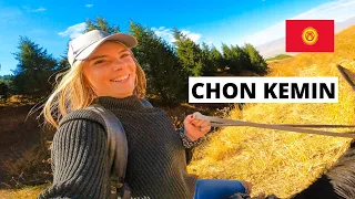 HORSE RIDING in KYRGYZSTAN during AUTUMN! | Chon Kemin Valley 🇰🇬