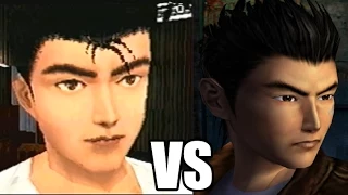 Shenmue - Saturn vs Dreamcast (Side by side comparison)