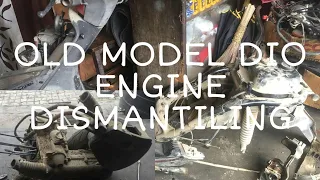 Honda Dio engine dismantling