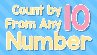 Count by 10's From Any Number | Single Digits | Jack Hartmann