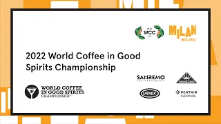 Sion Wu, Taiwan — 2022 World Coffee in Good Spirits Championship: Round One