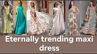 Eternally trending maxi dress! Вечный тренд-платье макси! #fashion2024 #moda2024 #maxidresses