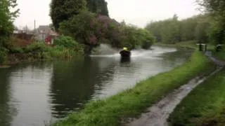 Small fishing boat big engine outboard dinghy - coseley