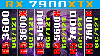 RYZEN 5 3600 vs RYZEN 5 3600X vs RYZEN 5 5600 vs RYZEN 5 5600X RYZEN 5 7600 vs RYZEN 5 7600X ||