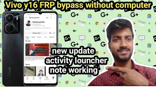 Vivo y16 frp bypass without computer/ Vivo y16 google account remove new method 100% working