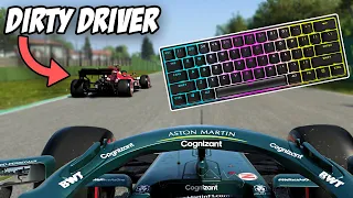 PLAYING ON KEYBOARD VS DIRTY DRIVERS IN F1 2021