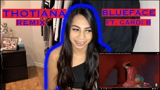 Blueface - Thotiana Remix ft. Cardi B REACTION