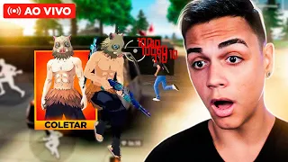 💙 FREITAS AO VIVO 💙 ESSE É O PODER DO INOSUKE!! 💙 FREE FIRE MOBILE 💙 LIVE ON! 💙