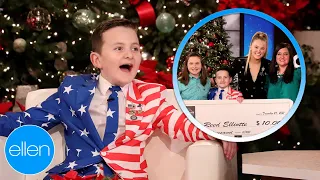 Kid Presidential Expert Reed Elliotte Gets a Surprise from Macey Hensley!