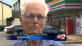 79-year-old fights back when attacked at gas station