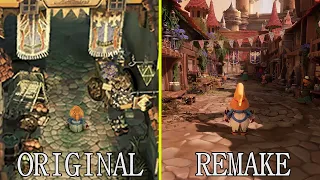 Final Fantasy IX Original vs Memoria Project (Unreal Engine 5 Fan Made Remake) Graphics Comparison