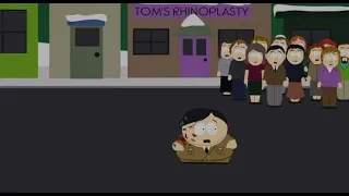 Cartman gets crapped on by Mel Gibson