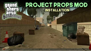 How to Install Project Props Mod in GTA San Andreas | GTA SA Project Props Mod | Rage Gaming