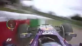 Daniil Kvyat onboard crash Japanese Gp Suzuka