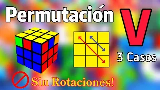 V-PERM | LOS 3 MEJORES ALGORITMOS | ¡SIN ROTACIONES! | CubeFast