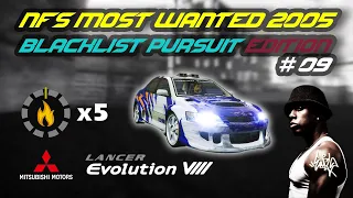 NFS MW 2005 - Blacklist #09 Extreme Pursuit - Mitsubishi L Evolution VIII [4k60FPS]