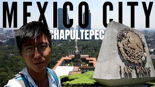 MEXICO CITY'S BOSQUE DE CHAPULTEPEC - Exploring MASSIVE "CENTRAL PARK" of Mexico City and LOS PINOS!