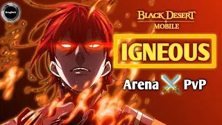 IGNEOUS Arena PvP | God of 🔥Burns🔥| Black Desert Mobile