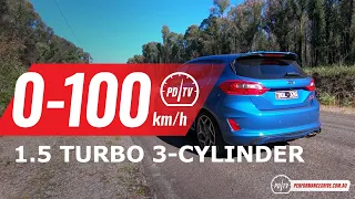 2020 Ford Fiesta ST 0-100km/h & engine sound