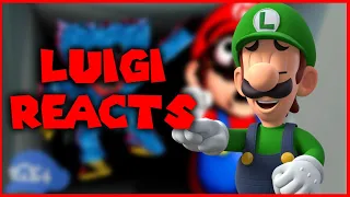 Luigi reacts to SMG4 if Mario was in poppy playtime