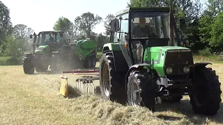 Deutz-Fahr baling hay