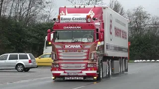 RONNY CEUSTERS SCANIA R500 Intercooler V8 LOUD open pipe sounds [ONBOARD]