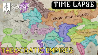 Theocratic Empires Time Lapse Crusader Kings 3