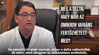 Merkely Béla professzor az omikronról