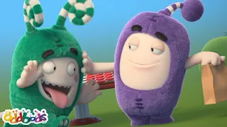 Checker Challange | Oddbods - Food Adventures | Cartoons for Kids