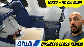 ANA Business Class Flight Review Boeing 787 - Tokyo to Ho Chi Minh HND SGN NH 891 Japanese Airline