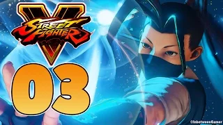 Street Fighter 5 Cinematic Story Mode 'A Shadow Falls' Walkthrough Part 3 - Fierce Battle!