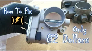 How to Replace Throttle Body Dodge Avenger & Dodge Caliber (Electronic Throttle Control Light Fix)