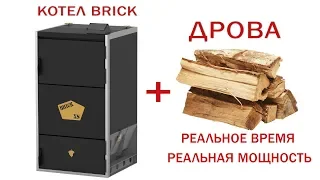 Котел на дровах. Котел для дома 100 - 400 кв.м. Пиролизный котел BRICK XS