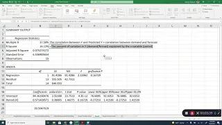 Regression Method of Forecasting Using Microsoft Excel