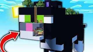 Sobrevivo en UN GATO GIGANTE de MINECRAFT! 😱 ¿Sobreviviré?