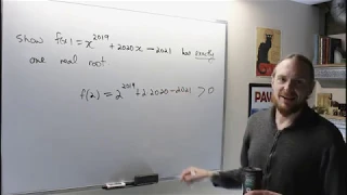 Rolle's Theorem & The Intermediate Value Theorem