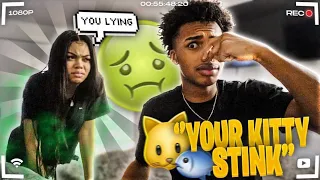 I TOLD MY BESTFRIEND HER KITTY STINKS & THIS HAPPENED 🤢‼️ **NEVER SEEN HER ACT LIKE THIS**