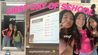 VLOG: GRWM FOR THE FIRST DAY OF SCHOOL *sophomore year*