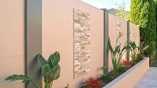 50 Backyard Garden Fence Design Ideas 2023 Boundary Wall Design House Exterior Privacy Garden Fence