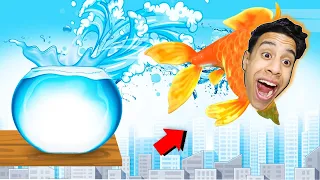 لعبة الغميضة التحول والهروب ولكن امكامل سمكة | I Am Fish !! 🐠🔥